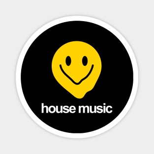 HOUSE MUSIC - DEFORM FACE YELLOW EDITION Magnet